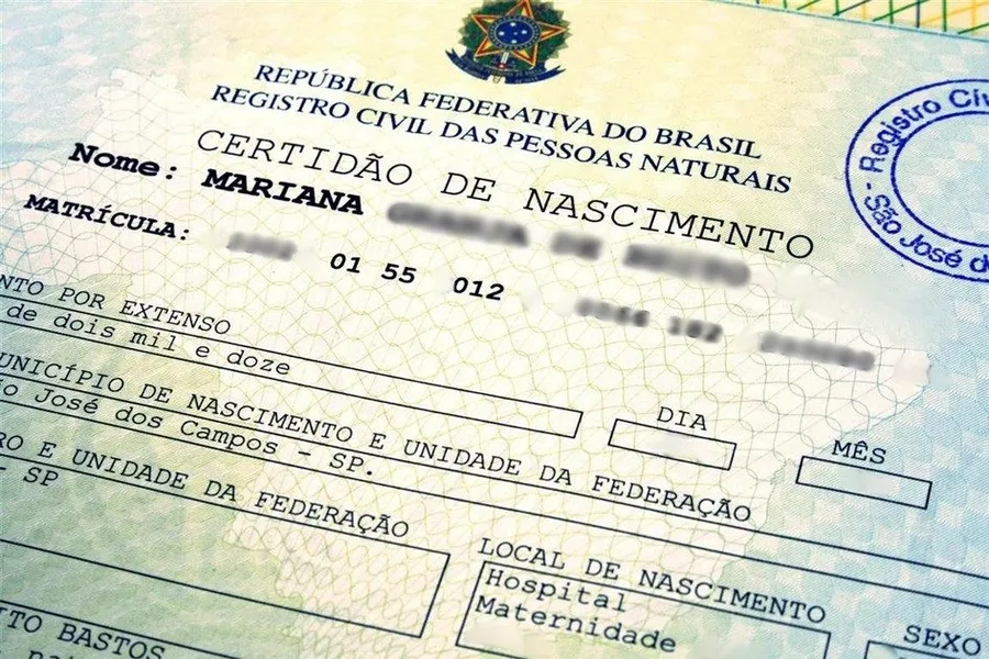 Segunda Via de Certidão de Nascimento